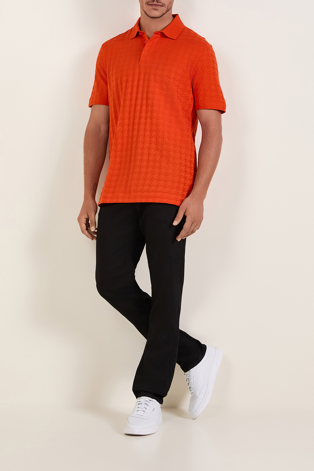 בוס X פורשה חולצת פולו